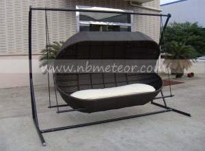 Mtc-450 Rattan Wicker Hammock, Hanging Chair, Outdoor Garden Swings Furniture