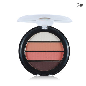 4 Colors Matte Eyeshadow Palette Nude Eye Shadow with Mirror & Brush Set Es0330