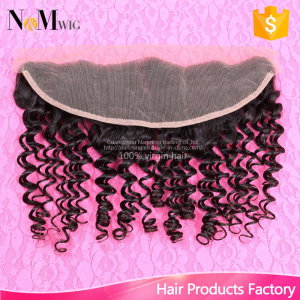 Human Hair Accessories Raw Unprocessed 13X4 Lace Frontal Hair Top Closure