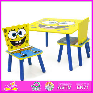 2015 Kids Wooden Table and Chairs, Colorful Kids Furniture Table and Chair, High Quality Wooden Tabl