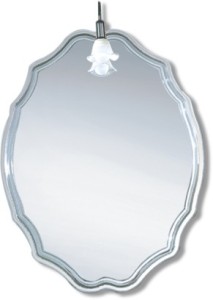 Round Competitive High Quality Light Silver Decorative Bathroom Mirror (JN008)
