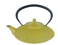 Cast Iron Teapot with Yellow Coating (CL1D-CCS8125-3)